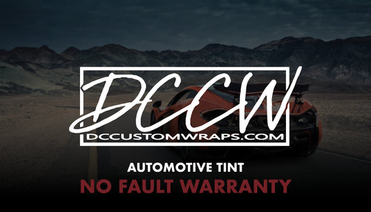 No Fault Tint Warranty